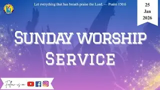 Sunday worship service||25/01/26|| #beershebaprayerhouse #hebronfellowship