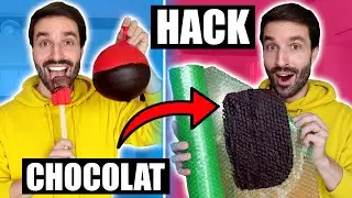 Je teste des FOOD HACKS avec du CHOCOLAT - CARL IS COOKING