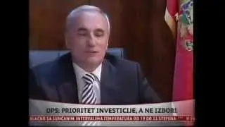 Tarzan Milošević za Dnevnik 2 RTCG: Očekujem dogovor vladajućih partija