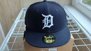 Бейсболка New Era 59FIFTY Detroit Tigers Authentic Collection Navy/Black UV Fitted Cap