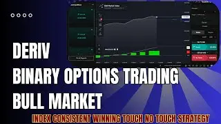 Deriv Binary options trading bull market index consistent winning touch no touch strategy
