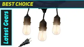 Brightech Ambience Pro Waterproof LED Outdoor String Lights Are the Best for Any Patio