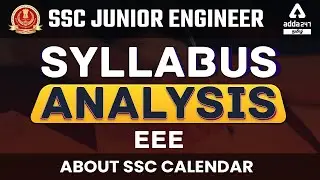 SSC Junior Engineer 2022 | Syllabus Analysis In Tamil | SSC Calendar