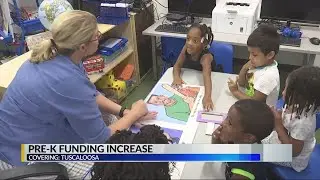 Pre-K Funding increases in Tuscaloosa