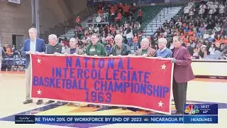 UTRGV Honors 1963 Pan American Broncs Basketball Team