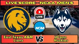 🔴 Texas A&M&ndash;Commerce Lions vs UConn Huskies | NCAA Men&rsquo;s Basketball | Live Score Update December 5