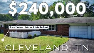 Homes for Sale in Cleveland, TN Residential Real Estate: 735 Mimosa Drive #dronefootage #dronevideo