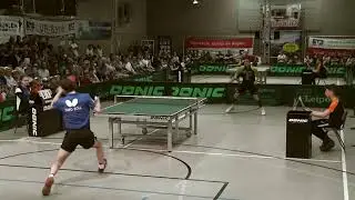 Timo Boll behind the back shot | Champions Tour 2019 Feuchtwangen