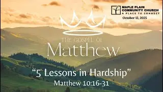 Worship Service for October 12, 2025