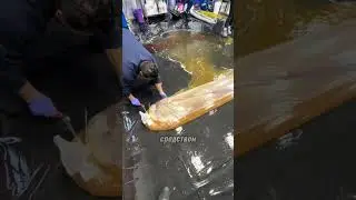чистка ковра в мешке