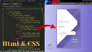 ASMR Programming - Create Login Form In HTML CSS | No Talking