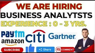 Business analyst jobs for freshers | Business analyst career in India Business analyst Jobs in India
