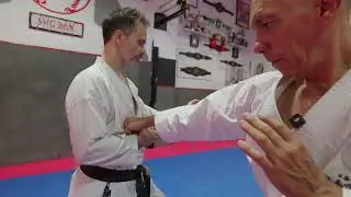 Kumite distance techniques and angled entries