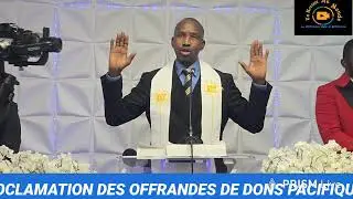 CULTE NATIONAL PROCLAMATION DES RÉSULTATS DE DONS PACIFIQUES 2025