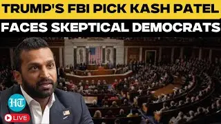 Kash Patel Confirmation Hearing LIVE | Trump's FBI Director Pick Faces Democrats | Senate Hearing