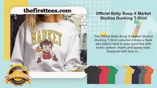 Official Betty Boop X Market Studios Dunking T-Shirt