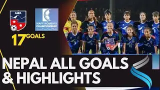 Nepal All Goal's & Highlights in WAFF Womens Championship 2024