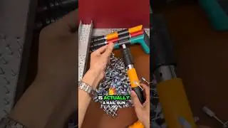 Explosive Nail Gun💥😲 #gadget #tools