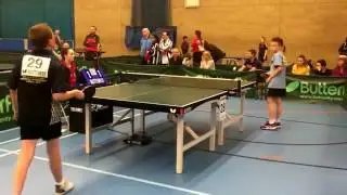 Bertie Kelly v Toby Ellis 2015 Schools Match - Bertie Kelly 3 - 1 Toby Ellis