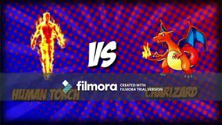 S1 Ep 1 impossible crossovers human torch vs charizard