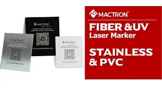 Mactron Laser | Laser Marking Machine Marking QR Code on Stainless Steel PVC