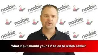 What input should your TV be on to watch cable?