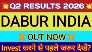 Dabur Q2 Results 2025 🔴 Dabur Result Today 🔴 Dabur India Results 🔴 Dabur Share Latest News