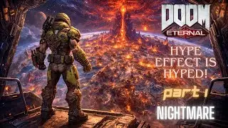 DOOM Eternal ! Прохождение на уровне сложности - кошмар! Часть 1!