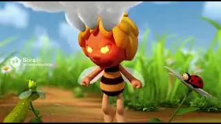 Maya the bee goes crazy and blows up