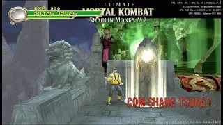 Mod V 2 Ultimate Mortal Kombat Shaolin Monks Com Shang Tsung ! Em 4K ps2 Emu PARTE 2
