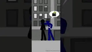 Never try to rob a StickMan #shorts #stickman #fight #animation