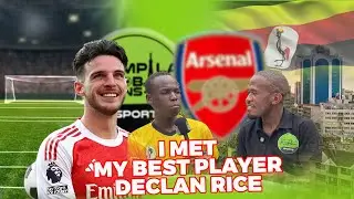 How I met Declan Rice 🤯 #football #foryou #soccer #premierleague #arsenal 