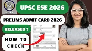 upsc ese prelims admit card 2026&nbsp;&nbsp;| upsc ese prelims hall ticket 2026