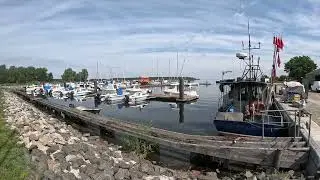 Hafen von Barh&ouml;ft in der n&auml;he von Stralsund 2023