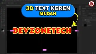 MEMBUAT 3D TEXT KEREN !! Adobe Photoshop Mudah Dan Gampang !!