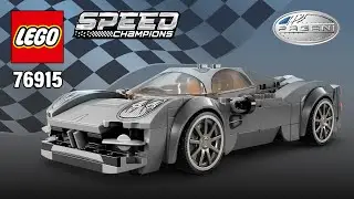 LEGO&reg; Speed Champions Pagani Utopia (76915)[249 pcs] Step-by-Step Instructions @TopBrickBuilder