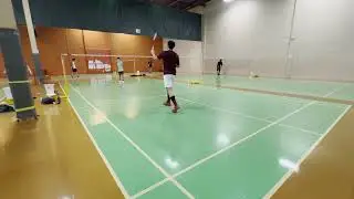 2023 Seattle Badminton Championships BMS Round 2 Game 1: Andrew vs Derek