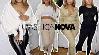 FASHIONNOVA AUTUMN WINTER TRY ON HAUL ! COZY BUT STYLISH ITEMS TO ROCK THIS NEXT SEASON !