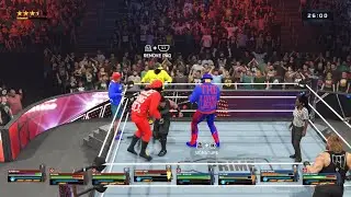 WWE 2K25 The Living Legends vs mutiny Main Event Iron Man Match