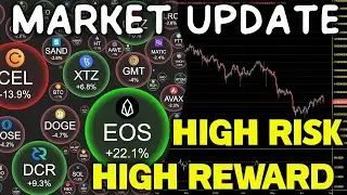 EOS ,Tezos, Dogecoin Lead Altcoins Pump As Bitcoin And Ethereum Price Show Signs Of Weakness
