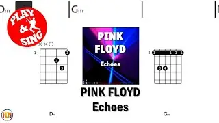 PINK FLOYD - Echoes | Scrolling Guitar Chords & Lyrics