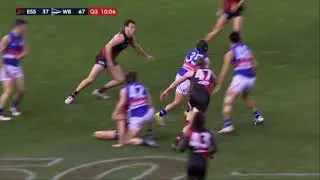 Round 22 Essendon  VS Western Bulldogs 2016 Highlights Easton Wood