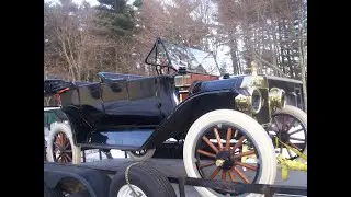 Test drive, new engine in a 1913 Model T Ford Touring 