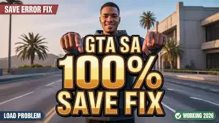 GTA San Andreas 100% Save Game Not Working Fix | Load Problem Solved
