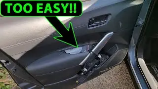 How To Remove 2022-2025 Toyota Corolla Cross Driver Door Switch. Master Window Switch.