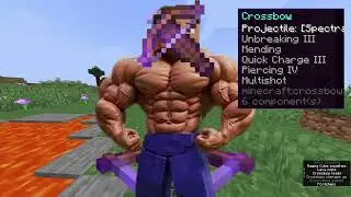 The Most Broken CROSSBOW in Minecraft History Piercing + Multishot in one Crossbow