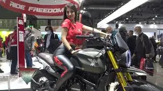 2022 Moto Morini SeieMezzo Walkaround EICMA 2021 Milano Fiera Rho