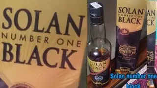 Solan number one block rare and primium whisky#alchollover#whiskeylover#odisha#rumlover