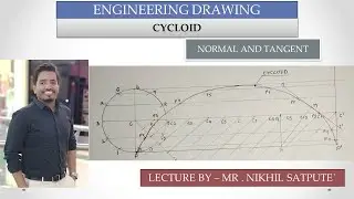 Cycloid with Normal and Tangent | Learn with Nikhil