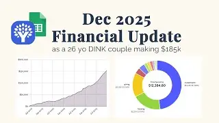 How we spent & invested $12,384 in December! | End of 2025 Net Worth & Coast FI Update